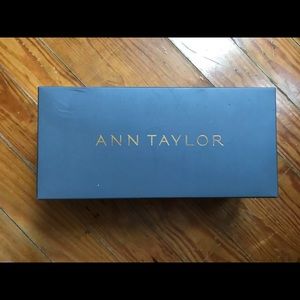 Ann Taylor Greek suede slide
